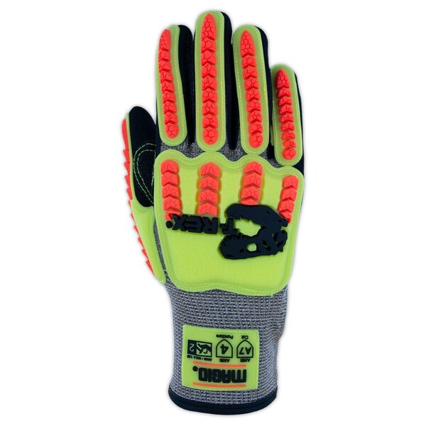 Magid Cut Resistant Impact Gloves, Cut Level A7 , Sandy Nitrile , L 1 PR - TRX775-L