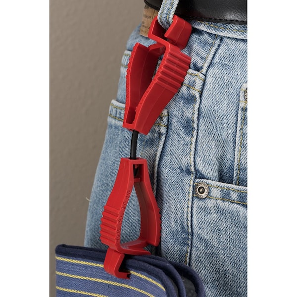 Glove Guard 1950 Dual Large End clip, Red - 1950RD