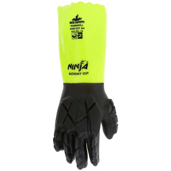 Mcr Safety Chemical/Impact Resistant Gloves, 2XL, PR - N2659HVLXXL