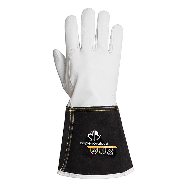 Superior Glove Heat Resistant Glove, Leather, Work, S - 399GKGL5L-S