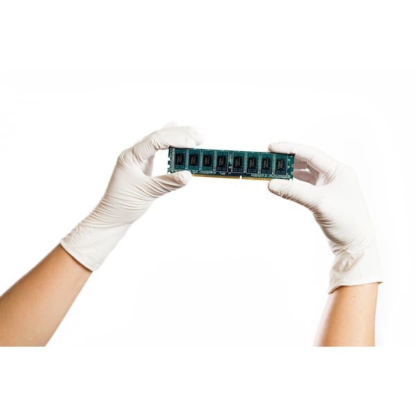 Bertech Disposable Gloves, 5 mil Palm, Nitrile, Powder-Free, XL, White - NPF-9-XL