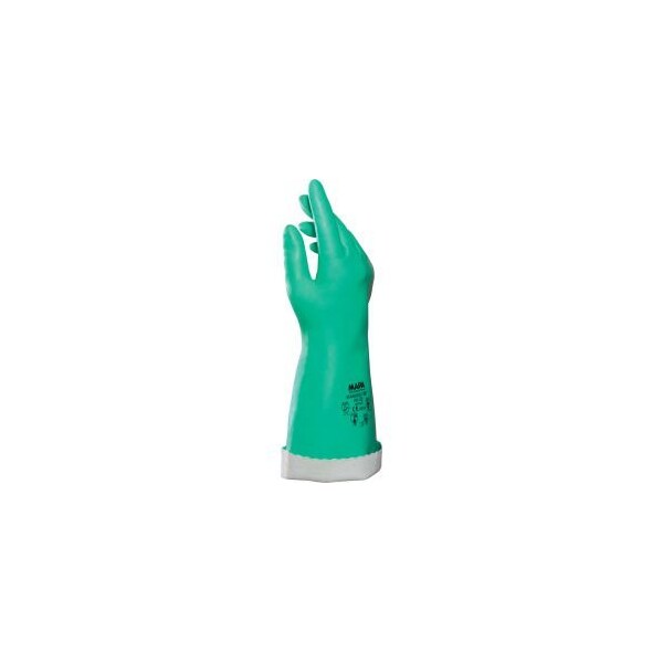 Mapa Professional MAPA AK22 Stanslov Knit-Lined Nitrile Gloves, 14" L, Med Weight, 1 Pair, Size 9, 381419 - 381419