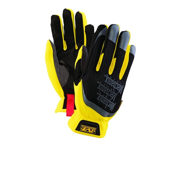 Mechanix Wear FastFit Gloves Medium Safety Yellow 9" L - WPL838-M-SY