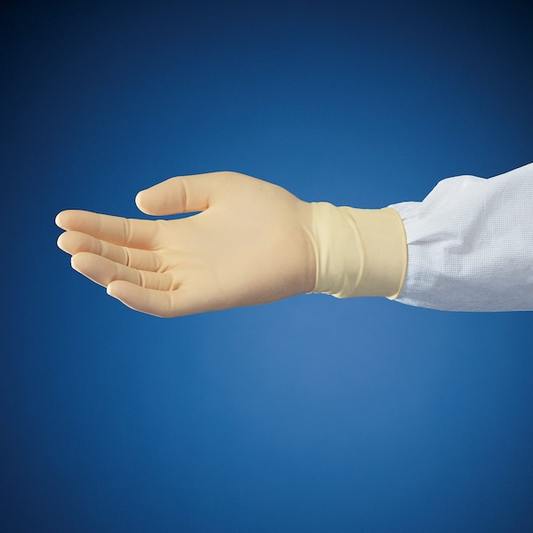 Kimtech G5, Disposable Gloves, 7.5 mil Palm, Latex, S, 100 PK, Beige - 57708