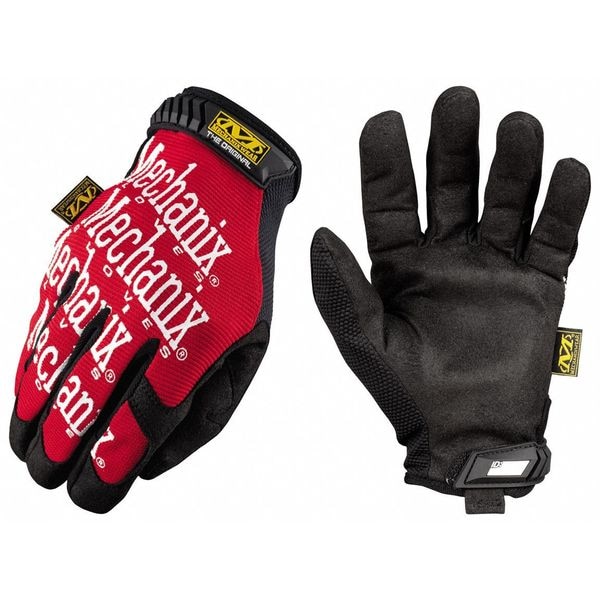 Mechanix Wear The Original(R) Mechanics Gloves, Synthetic Leather Palm, TrekDryÂ® Back, 12, Red - MG-02-012