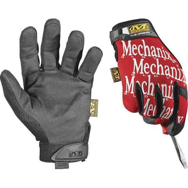 Mechanix Wear The Original(R) Mechanics Gloves, Synthetic Leather Palm, TrekDryÂ® Back, 12, Red - MG-02-012