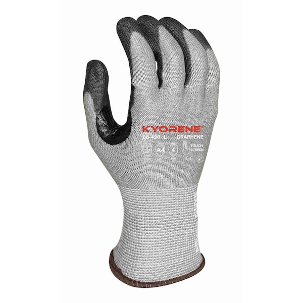 Kyorene Cut Resistant Gloves, Cut Level A4 , Polyurethane Palm , M 12 PK - 00-420 (M)