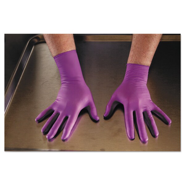 Kimberly-Clark Professional Purple Nitrile-Xtra, Disposable Gloves, 6 mil Palm, Nitrile, Powder-Free, M, 500 PK, Purple - 50602