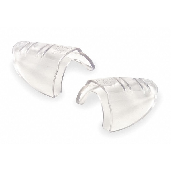 Condor Slip-On Sideshield, For Safety Glasses, Conforming, Plastic, Clear, Universal Fit, 1 Pair - 3BE76
