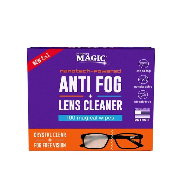 Nano Magic Anti Fog  Lens Cleaning Wipes 100 Pack, 1ct - 890100NMWA