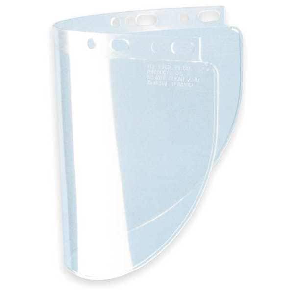 Fibre-Metal By Honeywell Faceshield Visor, FIBRE-METAL, Proprionate Material, Uncoated, 8 in Visor Height, Clear - 4178CL