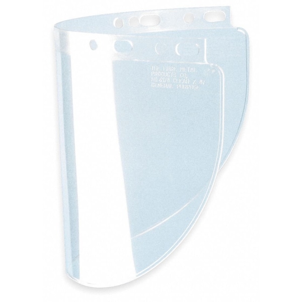 Fibre-Metal By Honeywell Faceshield Visor, FIBRE-METAL, Proprionate Material, Uncoated, 8 in Visor Height, Clear - 4178CL