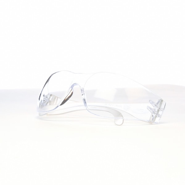 3M Virtua Safety Glasses, Anti-Fog, Anti-Scratch, Wraparound, Frameless, Clear Arm, Clear Lens - 11329-00000-20