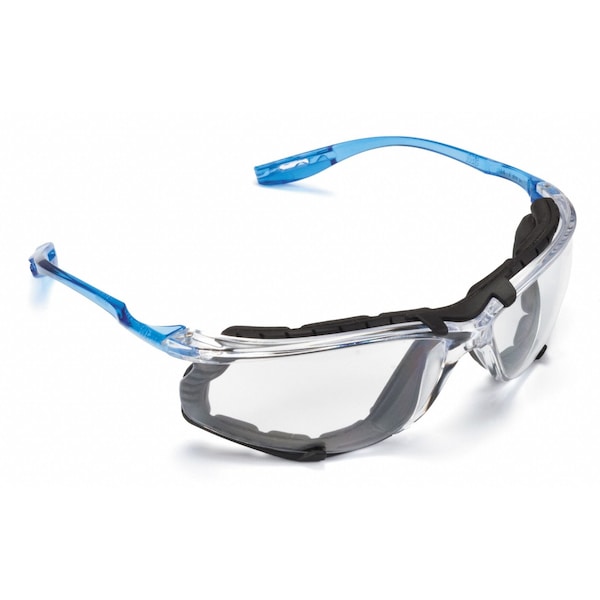 3M Virtua CCS Safety Glasses, Anti-Fog, Anti-Scratch, Foam Gasket, Wraparound, Frameless, Clear Lens - 11872