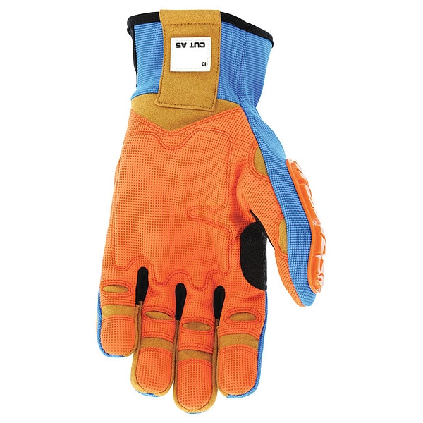 Mcr Safety FF2931 Mechanics Gloves, Synthetic Leather with Polyurethane Grip Palm, SpandexÂ® Back, L - FF2931L