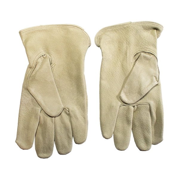 Forney Hydra-Lock Pigskin Leather Driver Work Gloves Menfts Size L - 53138