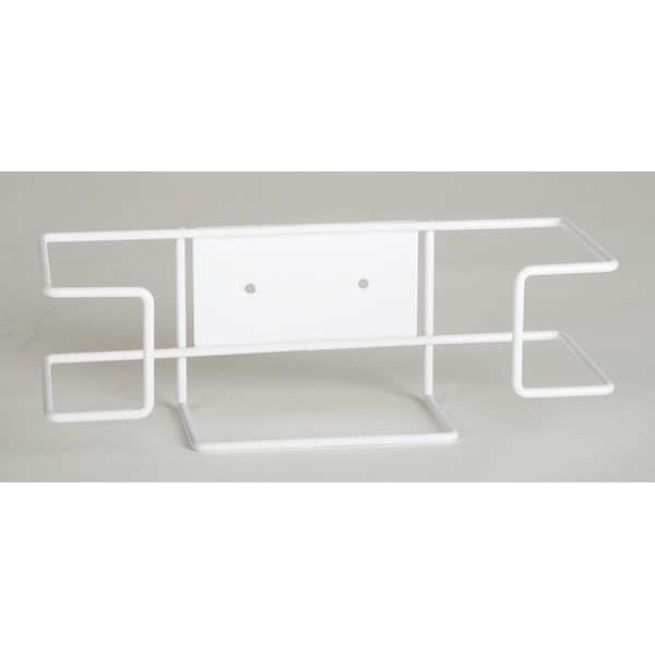 Zoro Select Glove Box Dispenser, Enamel-Coated Steel Wire, Holds (1) Box , White , 4"H x 11-3/8"W x 3-15/16"D - 6GKX8