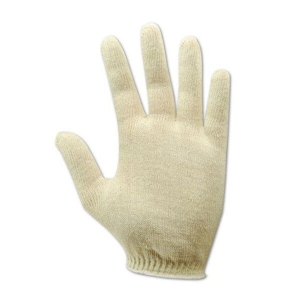 Magid Machine Knit Gloves, Natural, 12 PK - 13-650-KW