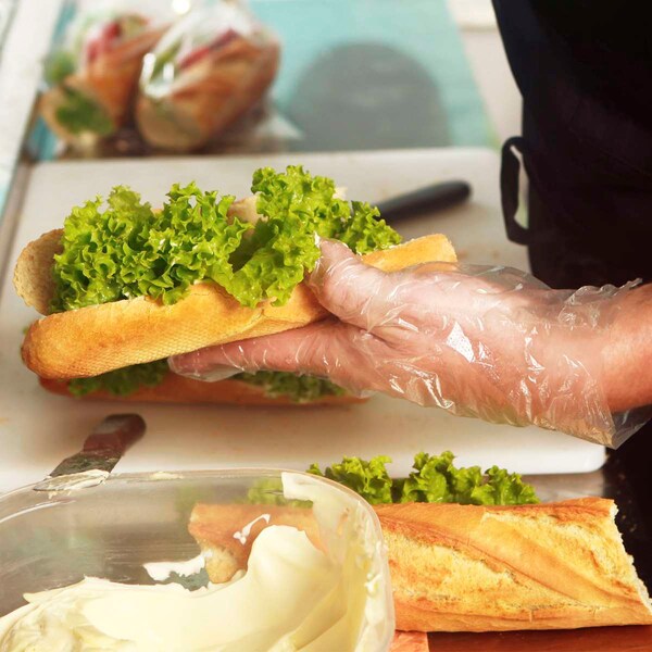 Valugards Disposable Gloves, Poly, Powder-Free, S, 5000 PK - 303363006