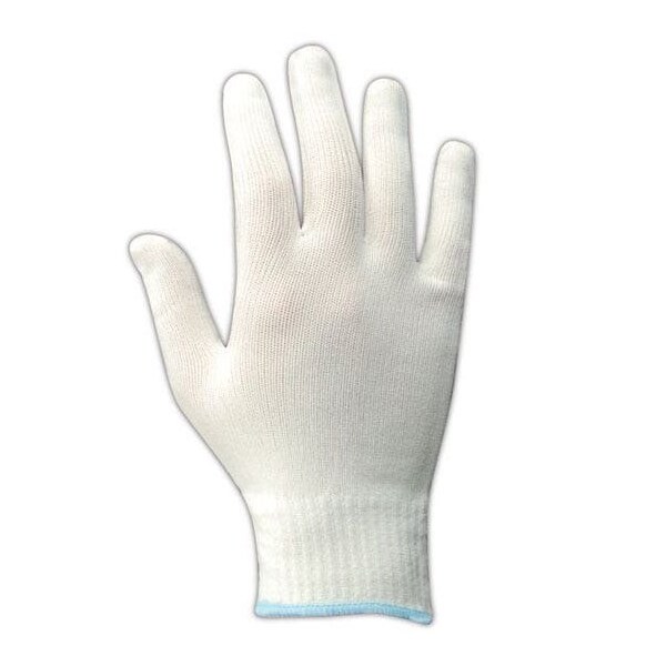 Magid Cleanroom Gloves, Nylon, 11.5in L, White, XL, 12 PK - 31NYXL
