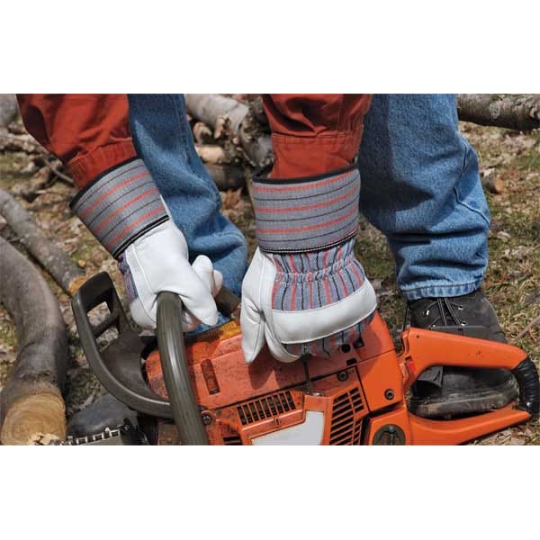 Impacto Anti-Vibration Gloves, L, White, PR - BGFITL-L