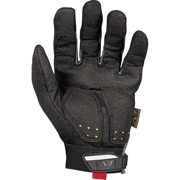 Mechanix Wear M-Pact Impact Resistant Work Gloves, Vibration Absorption, TPR, Black/Gray, Large, 1 Pair - MPT-58-010