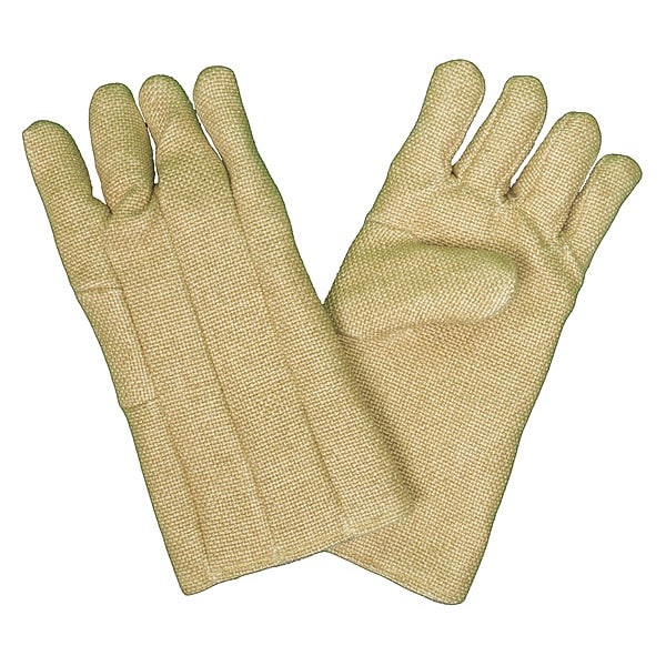 Zetex Plus ZetexPlus 200 Heat Resistant Gloves, ZetexPlus(R) Highly Texturized Fiberglass, Gauntlet Cuff Tan - 2100012