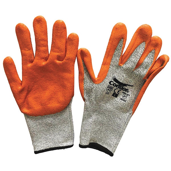 Condor Cut Resistant Coated Gloves, Cut Level A3 , Dipped , Nitrile , Foam , M 1 PR - 48UP97