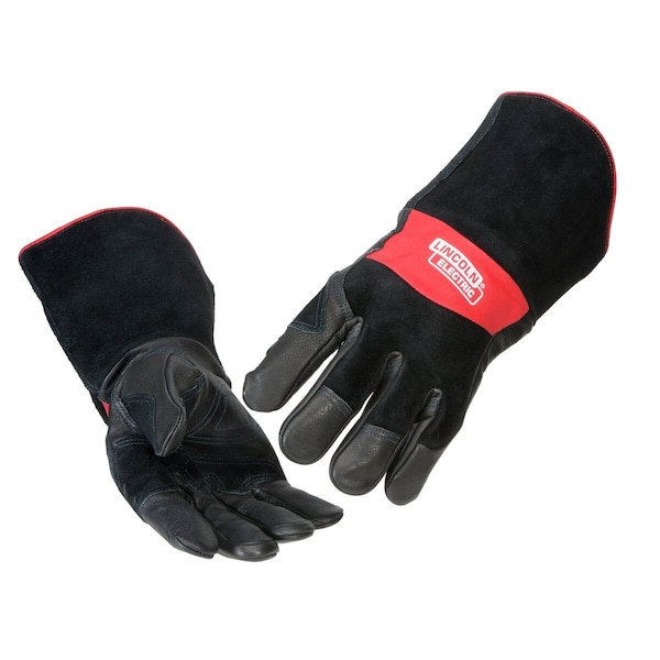 Lincoln Electric Welding Gloves, L, Prem Leather, MIG Stick - K2980-L