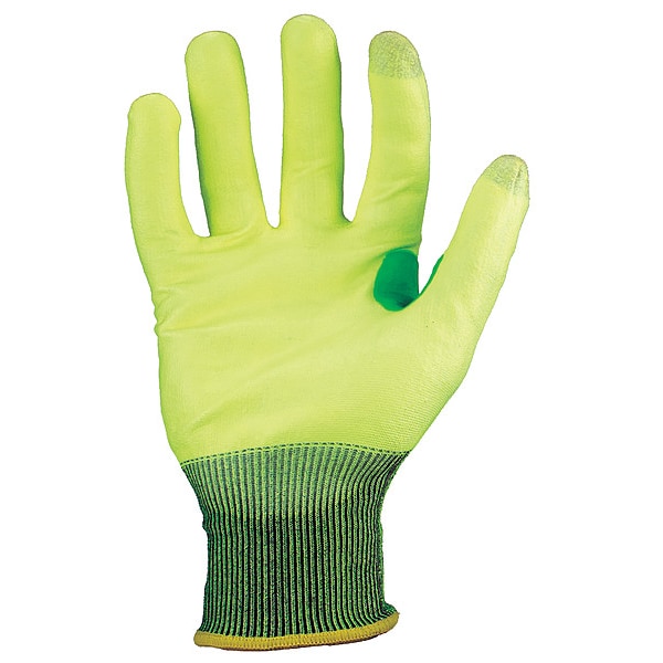 Ironclad Performance Wear Knit Gloves, Cut Level A2 , Dipped , Polyurethane , Smooth , XL 1 PR - SKC2PU-Y-05-XL