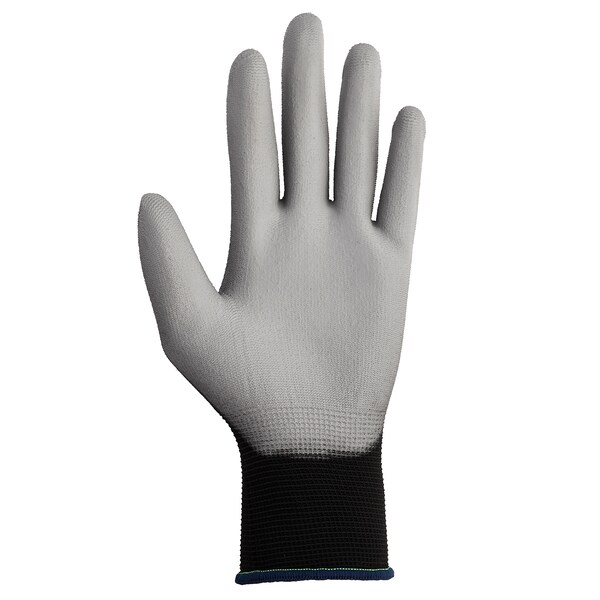 Kleenguard Coated Gloves, Polyurethane, Smooth, Palm, 3 Abrasion Level, Black, L (9) 60 PK - 38728