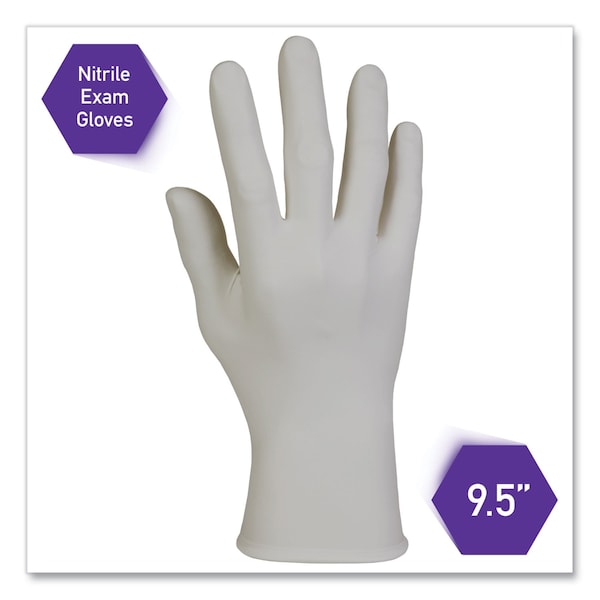 Kimberly-Clark Professional Sterling, Disposable Gloves, 3.5 mil Palm, Nitrile, Powder-Free, S, 200 PK, Sterling Gray - 50706