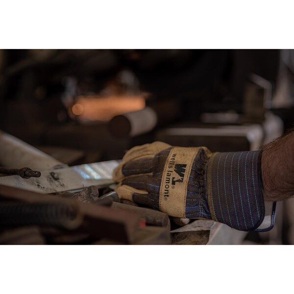 Wells Lamont Wells Lamont Men's Outdoor Palm Gloves Palomino L 1 pair - 3300L