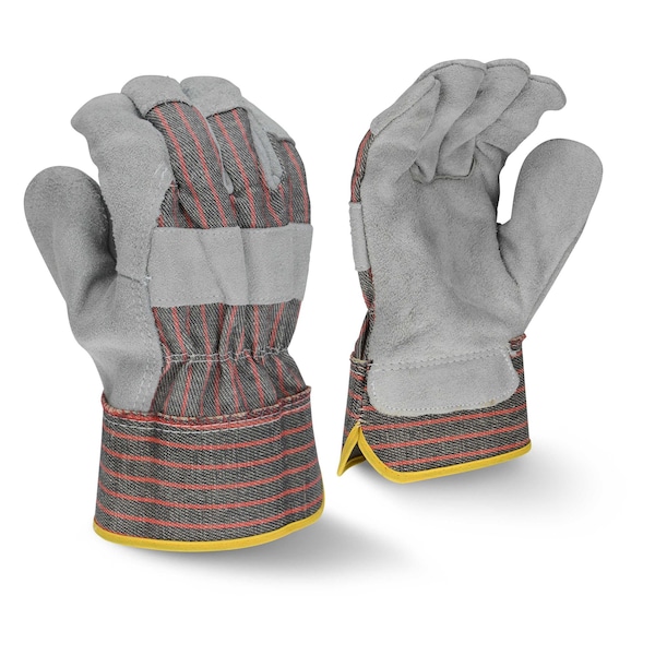 Radians RWG3103 Economy Shoulder Gray Split Cowhide Leather Glove, Glove Size: L - RWG3103L