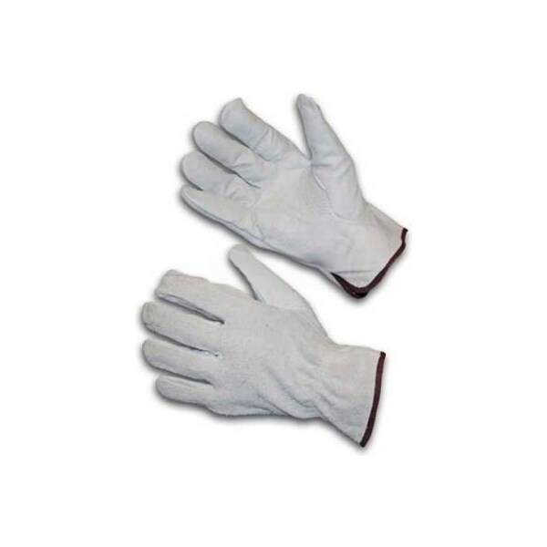 Pip PIP Top Grain Cowhide Drivers Gloves, Split Cowhide Back, Grain Palm, Keystone, Regular Grade, M - 68-161SB/M