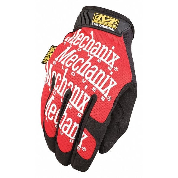 Mechanix Wear The Original(R) Mechanics Gloves, Synthetic Leather Palm, TrekDryÂ® Back, 11, Red - MG-02-011