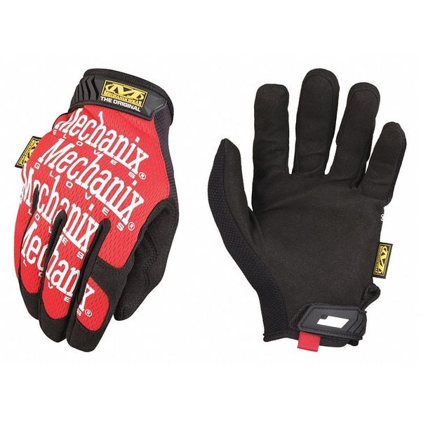 Mechanix Wear The Original(R) Mechanics Gloves, Synthetic Leather Palm, TrekDryÂ® Back, 11, Red - MG-02-011
