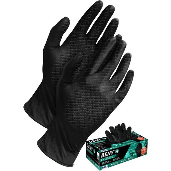 Bdg 6 mil Nitrile Disposable Gloves, 3X-Large, 50-PK, 50PK - 99-1-6800-X3L
