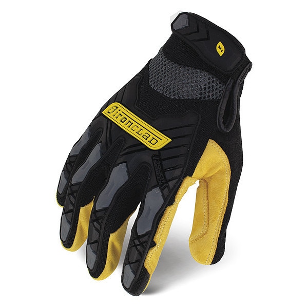 Ironclad Performance Wear Impact Resistant Gloves, Sz XL, Blk/Ylw, PR - IEX-MIGL-05-XL