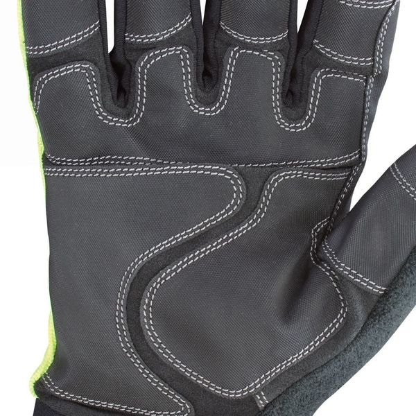 Youngstown Glove Co Mechanics Gloves, Synthetic Leather Base Layer with Non-Slip Reinforceent Palm, Micro Fleece Lining - 08-3710-10 L