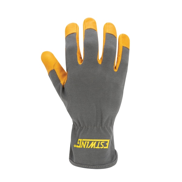 Estwing Leather Palm Work Glove with Elastic Sewn Extended Cuff, X-Large - EWLPSC0611