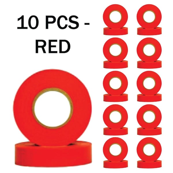 Cintas eléctricas Queens Of Christmas, Roja -10 piezas - ETAPE-RE-10PK