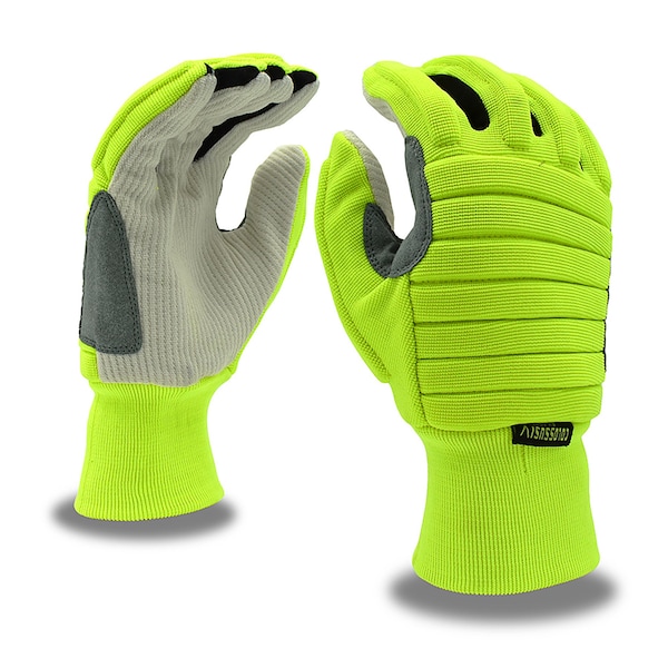 Cordova Hi-Vis Impact Gloves, Colossus IV, Corded - Medium - 7748M