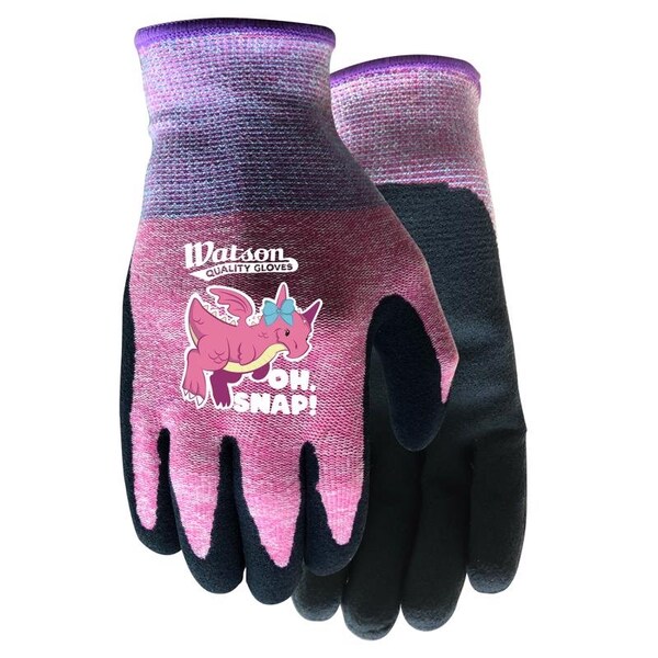 Watson Gloves Watson Gloves Homegrown XS Polyester Knit Oh	 Snap! Pink Gardening Gloves - 6171-XS