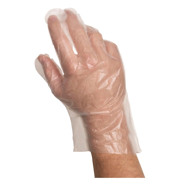 Handgards Quickserve Embossed Cast Straight Cuff Polyethylene Glove, PK1000 - 303362365