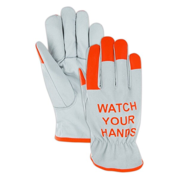 Magid Cut Resistant Gloves, Leather, Slip On Cuff, Keystone Thumb Thumb, L 1 PR - 1244HVL