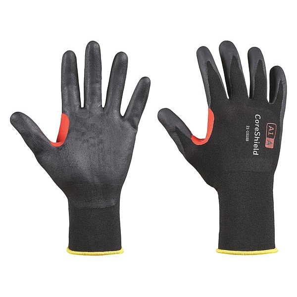 Honeywell Cut-Resistant Gloves, Cut Level A1 , Dipped , Foam Nitrile , Smooth , 7 1 PR - 21-1518B/7S