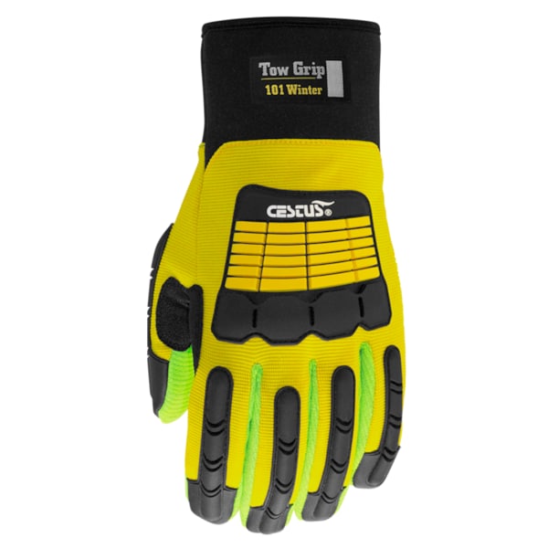 Cestus Winter Impact Gloves, Cotton Palm, Waterproof, Insulated, 2XL - 5076-2XL