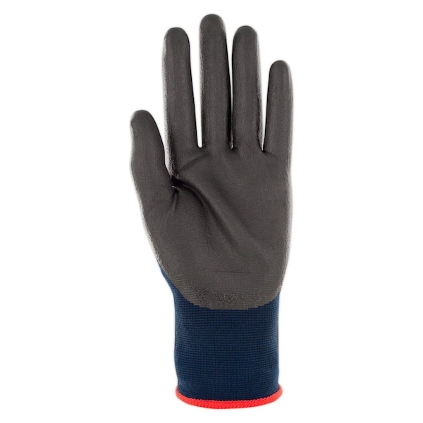 Magid Coated Gloves, 4 Abrasion Level, Blue, 10 12 PK - GP14810