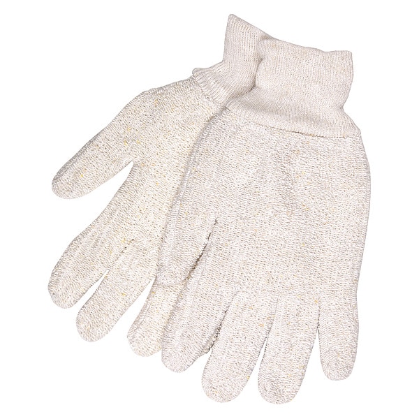 Mcr Safety Knit Gloves, Knit, Beige, 12 PK - 9400KM
